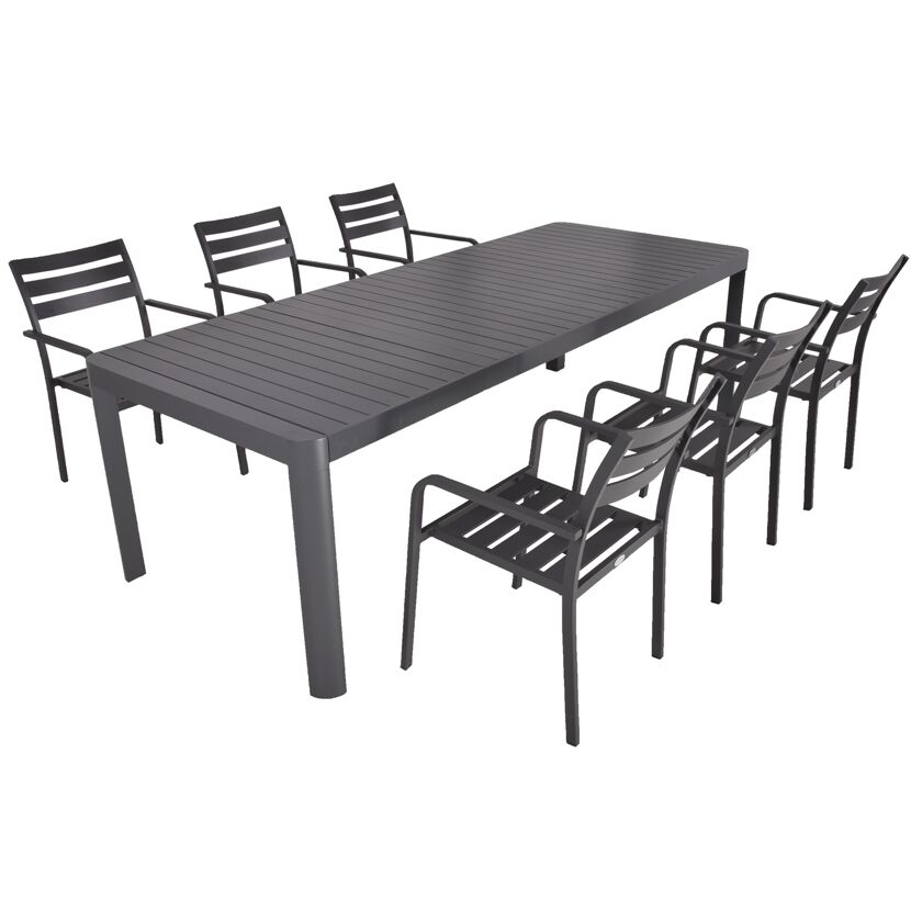 Gartenmöbelset 'Amira' für 6 Personen Aluminium