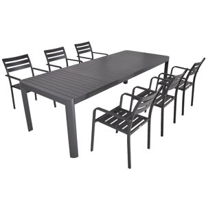 Gartenmöbelset 'Amira' für 6 Personen Aluminium