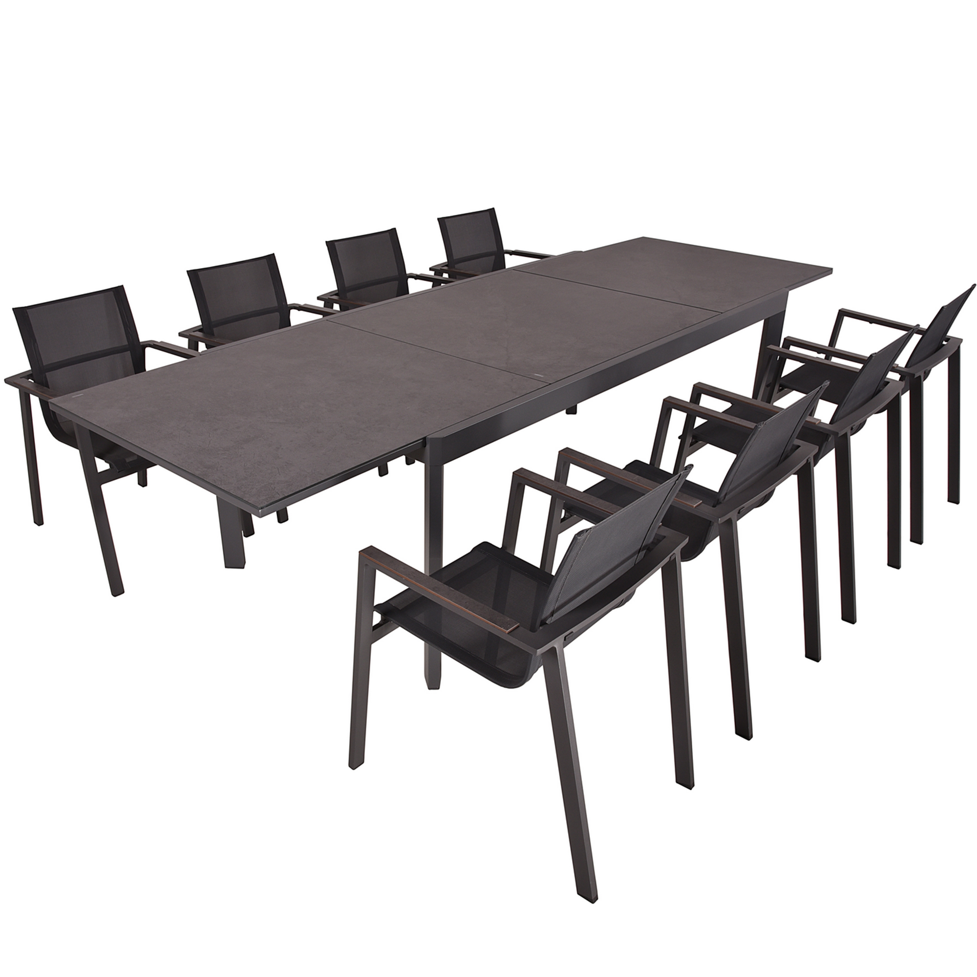 Gartenmöbelset 'Nerea' für 8 Personen Aluminium