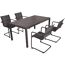 Gartenmöbelset 'Sophia' für 4 Personen Aluminium