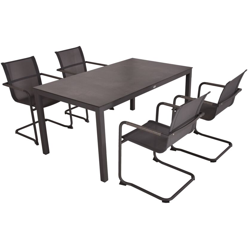 Gartenmöbelset 'Sophia' für 4 Personen Aluminium