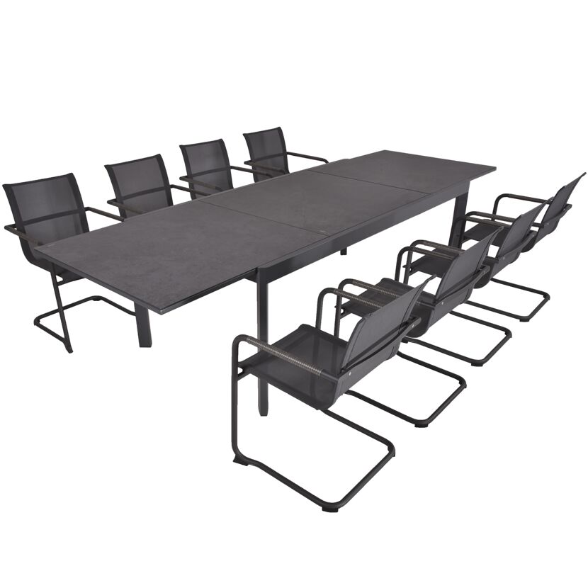 Gartenmöbelset 'Nerea' für 8 Personen Aluminium
