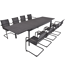 Gartenmöbelset 'Nerea' für 8 Personen Aluminium