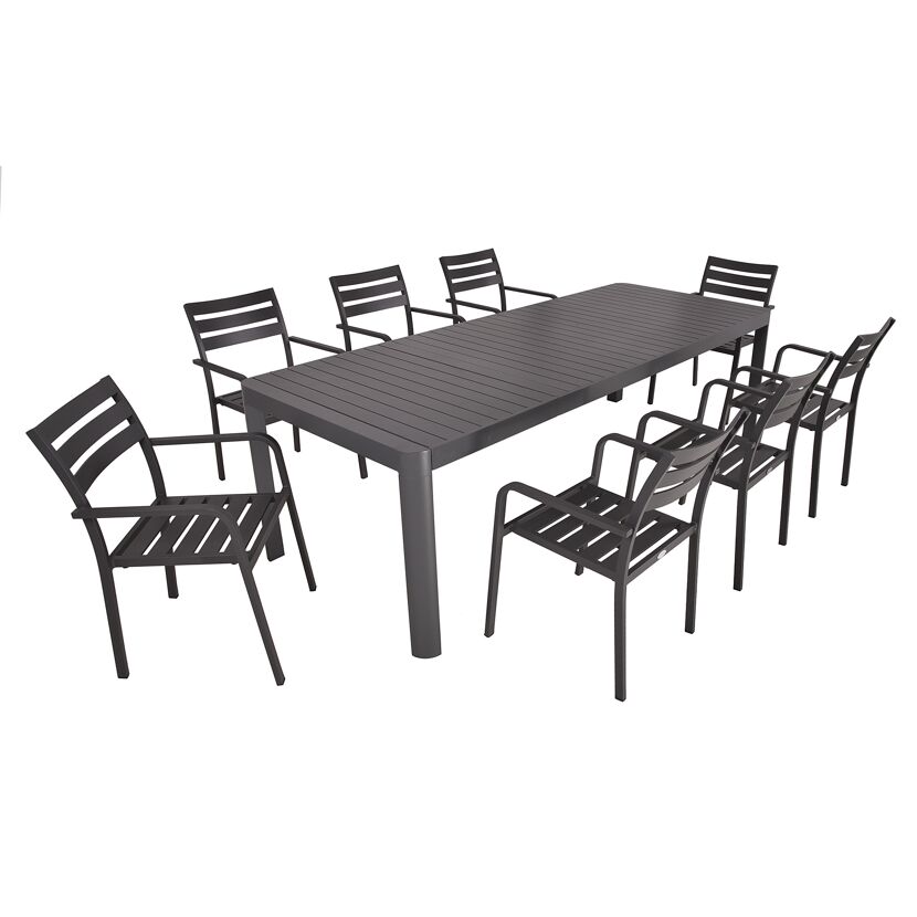 Gartenmöbelset 'Amira' für 8 Personen Aluminium