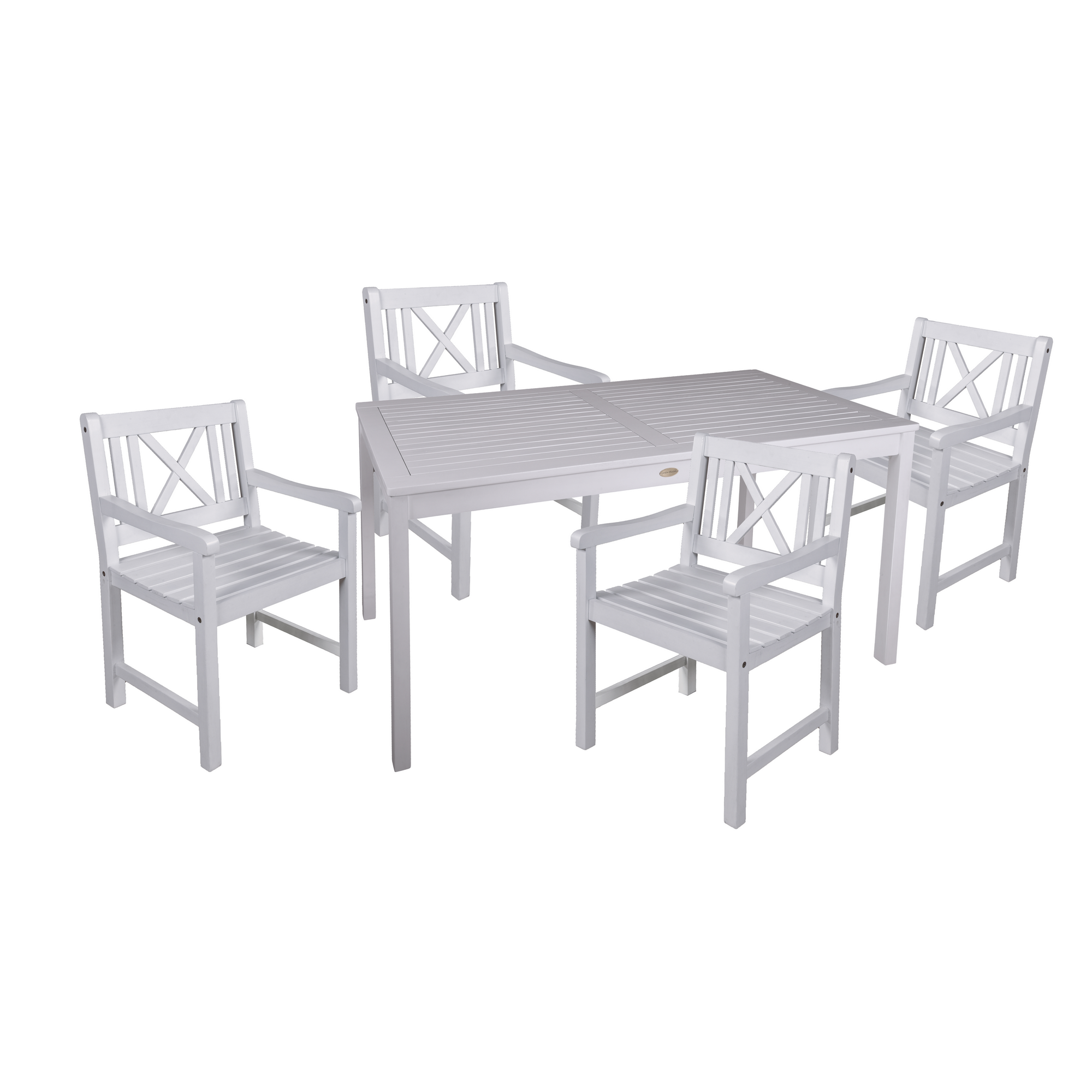 Gartenmöbelset 'Malmö' für 4 Personen Eukalyptusholz