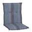 Niedriglehner-Auflagen-Set 'Turin' blau/grau 46 x 98 x 8 cm 4 Stück