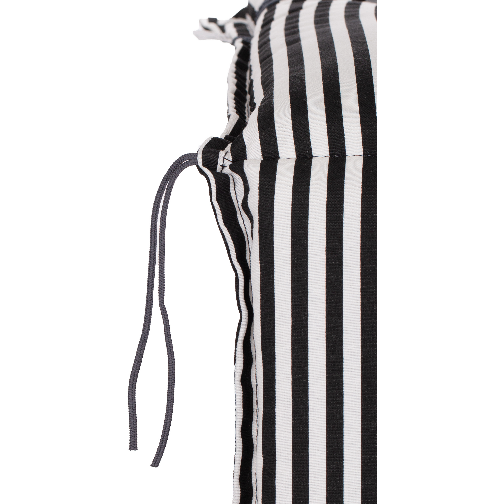 Niedriglehner-Auflagenset 'Turin' schwarz/weiß 46 x 98 x 8 cm 4 Stück