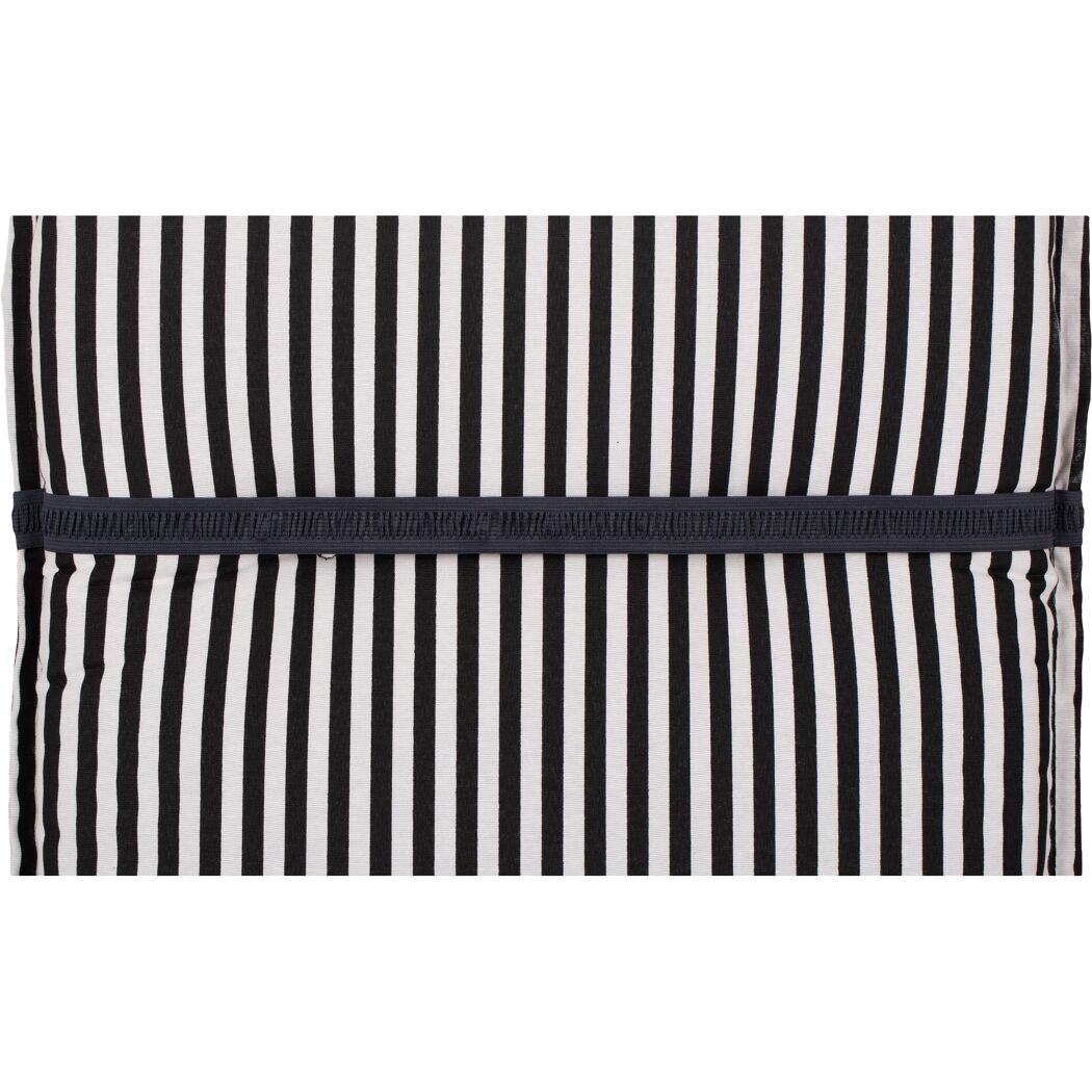 Niedriglehner-Auflagenset 'Tupelo' schwarz/weiß 46 x 98 x 8 cm 4 Stück