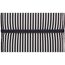 Hochlehner-Auflagenset 'Tupelo' schwarz/weiß 46 x 118 x 8 cm 4 Stück
