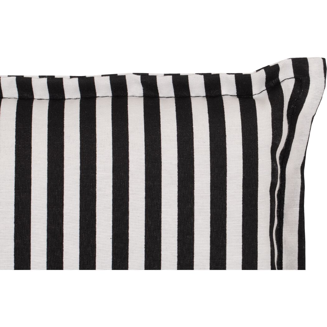 Hochlehner-Auflagenset 'Tupelo' schwarz/weiß 46 x 118 x 8 cm 4 Stück