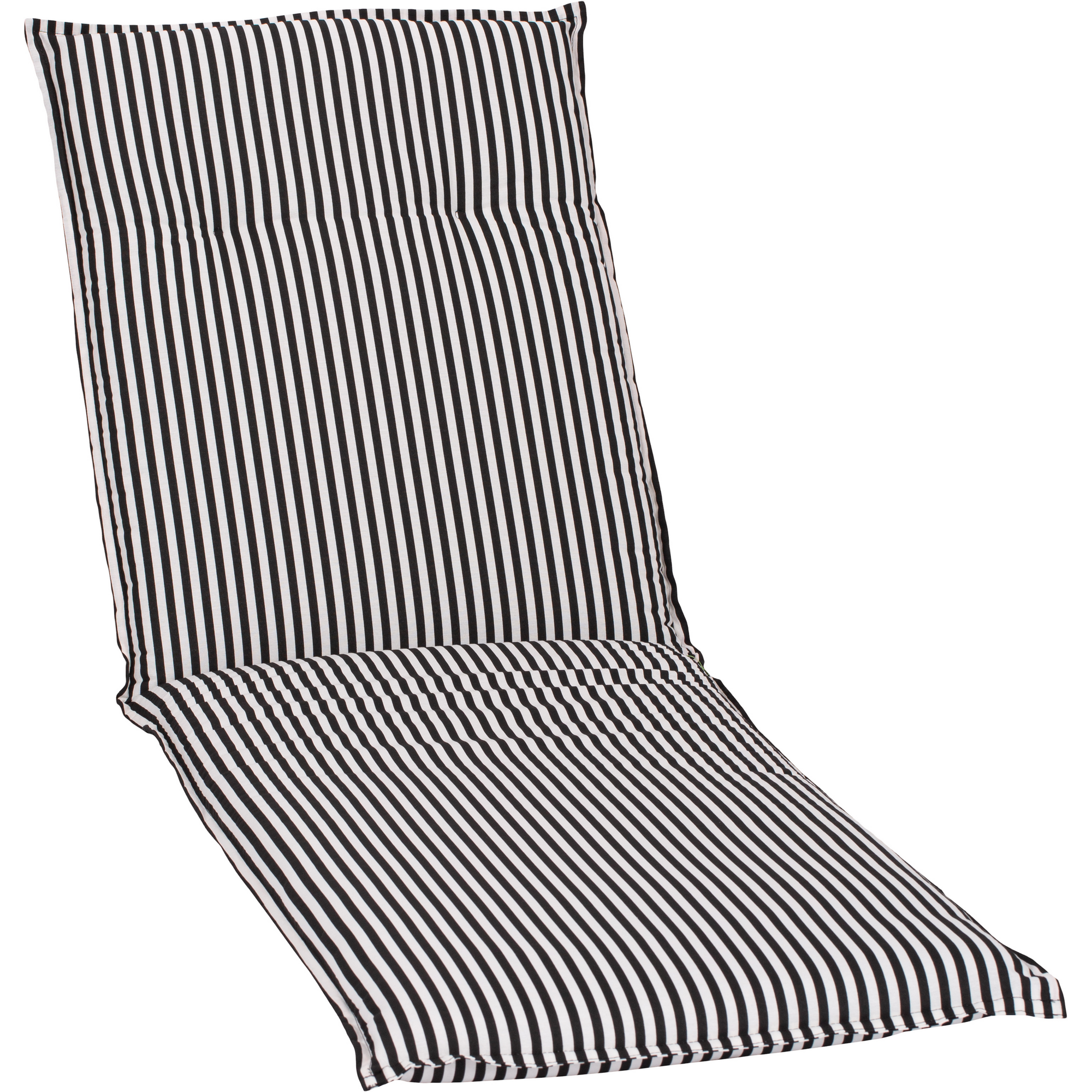 Liegen-Auflage 'Turin' schwarz/weiß 58 x 191 x 8 cm