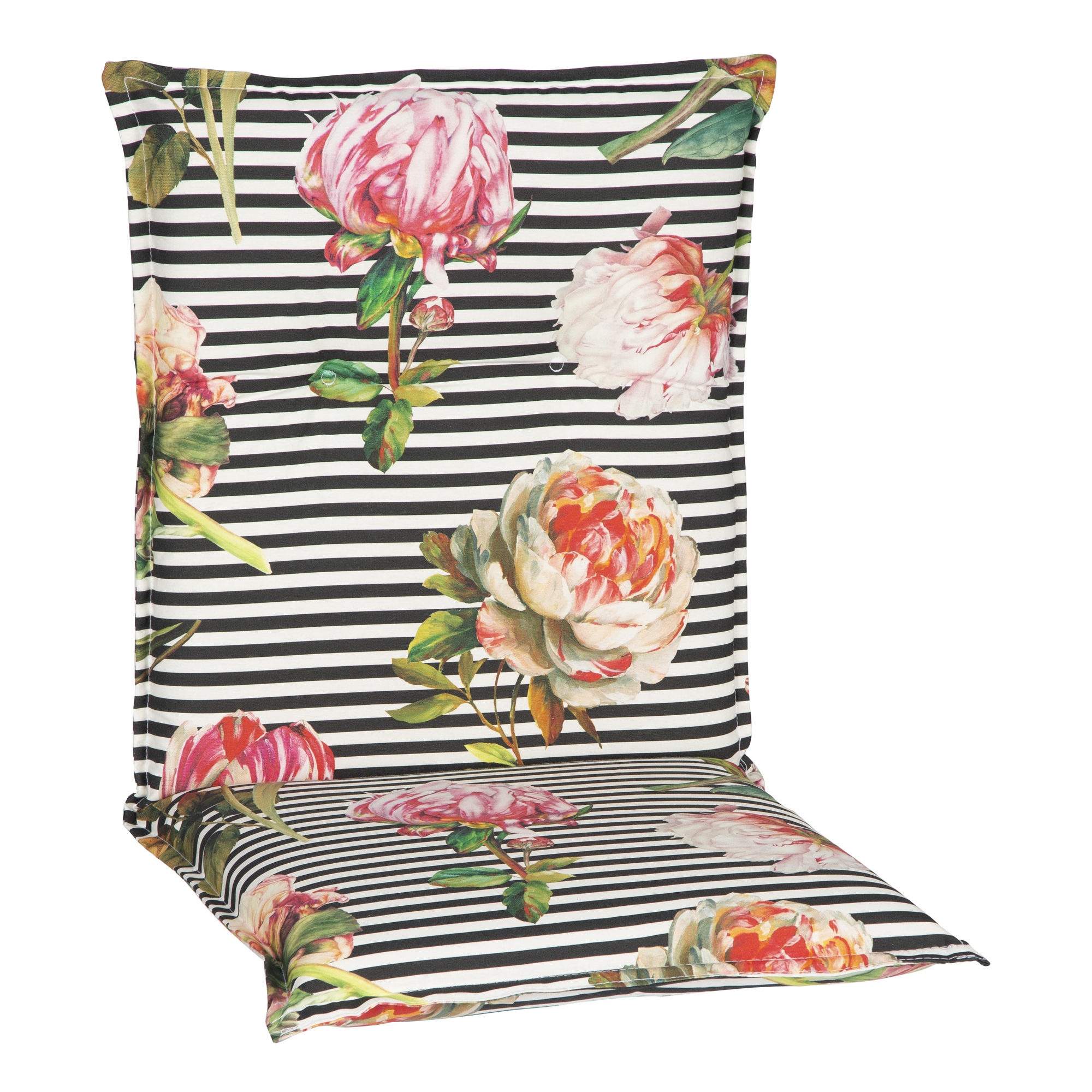 Niedriglehner-Auflagen-Set 'Turin' mehrfarbig 46 x 98 x 8 cm 6 Stück