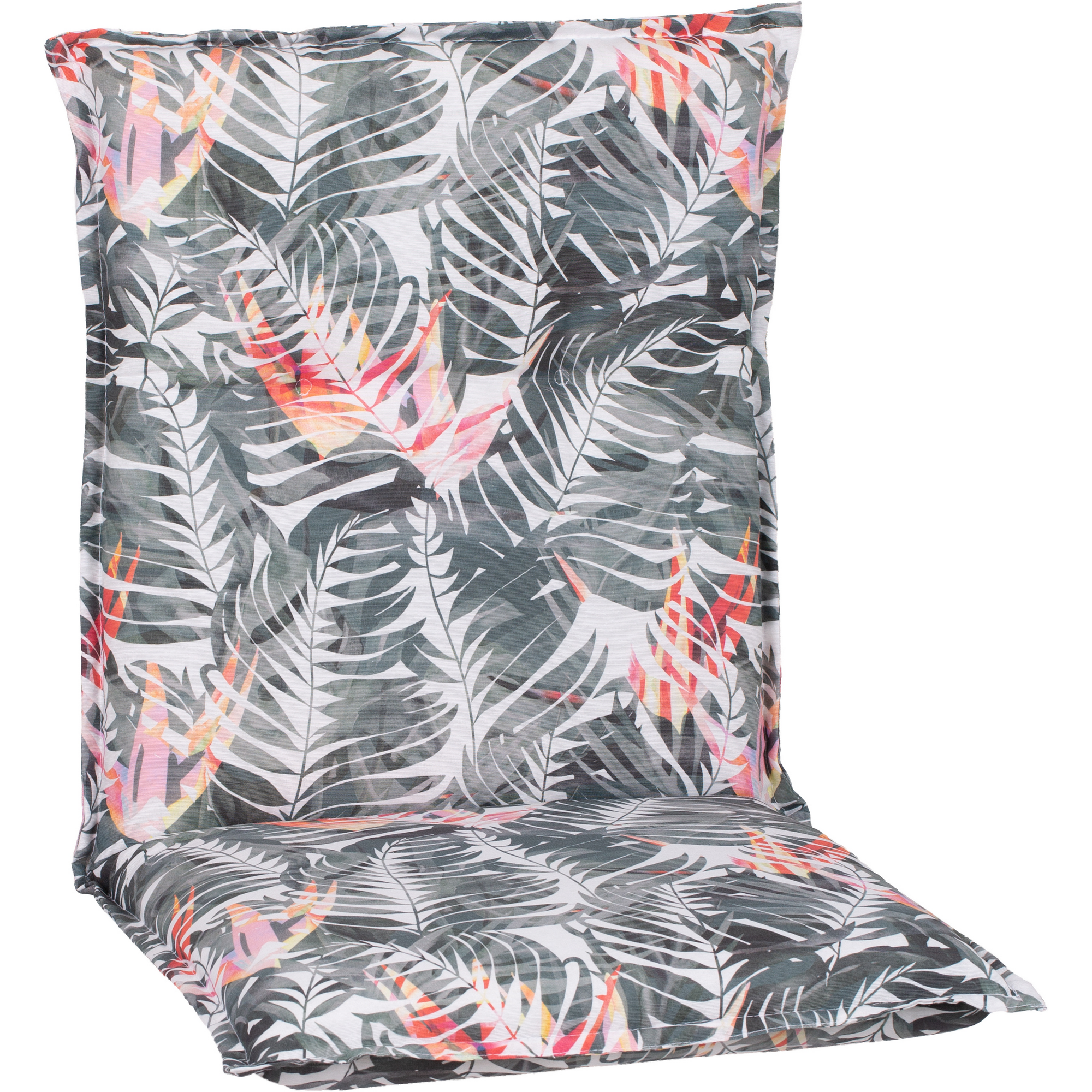 Niedriglehner-Auflagen-Set 'Turin' grün 46 x 98 x 8 cm 6 Stück