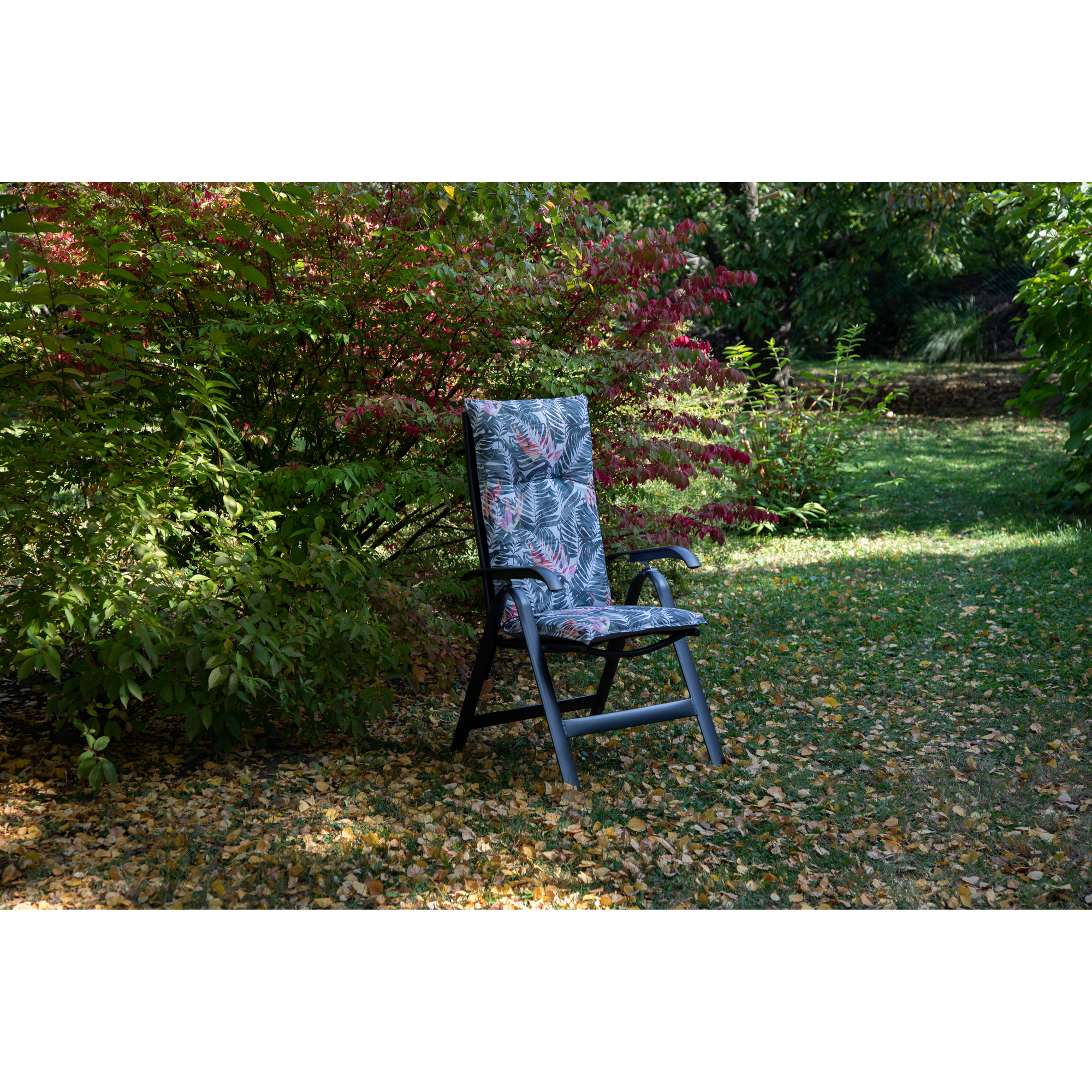 Hochlehner-Auflagenset 'Tamky' grün 46 x 118 x 8 cm 6 Stück