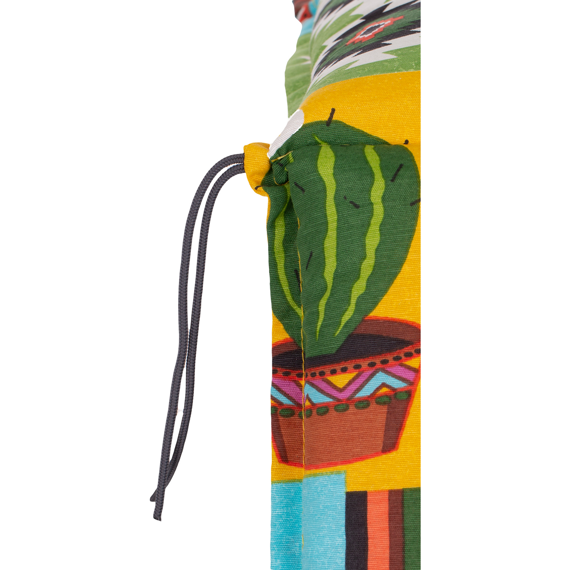 Niedriglehner-Auflagen-Set 'Turin' bunt 46 x 98 x 8 cm 4 Stück