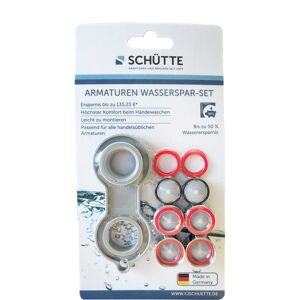 Armaturen-Wassersparset 9-teilig, mit Montageschlüssel