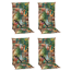 Hochlehner-Auflagen-Set 'Turin' grün 46 x 118 x 8 cm 4 Stück