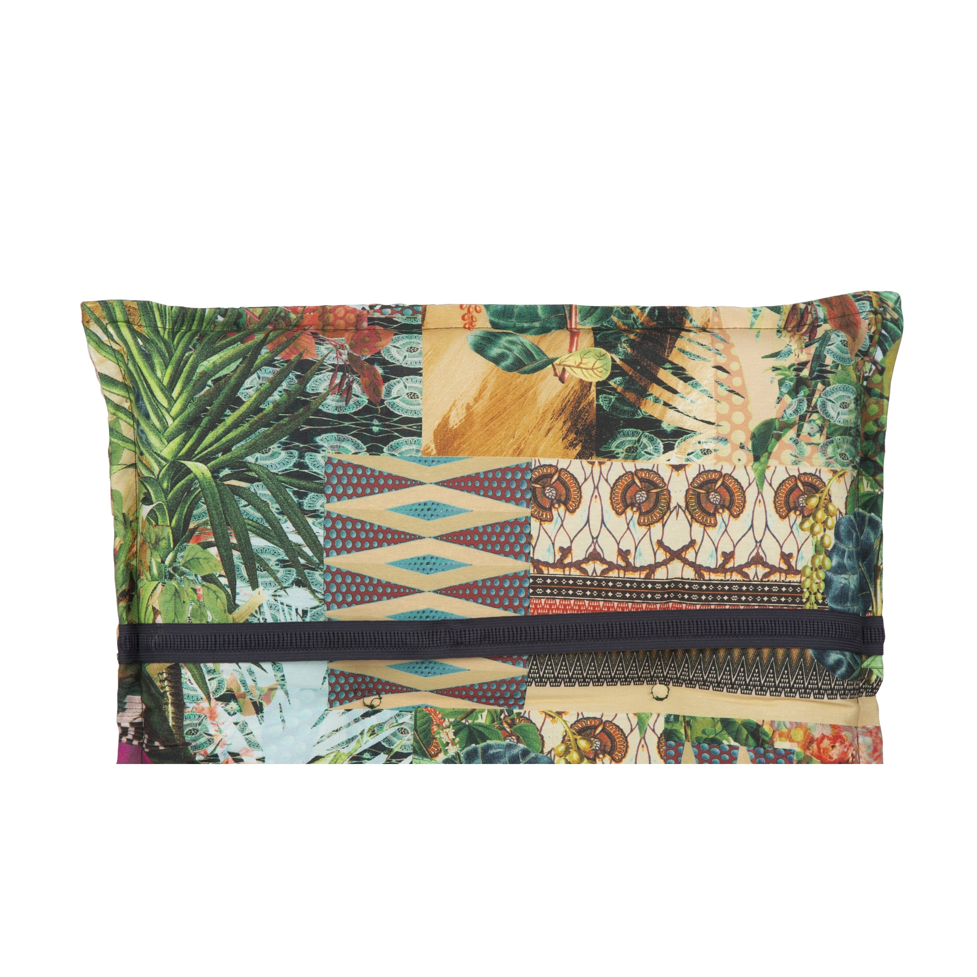 Hochlehner-Auflagen-Set 'Turin' grün 46 x 118 x 8 cm 6 Stück