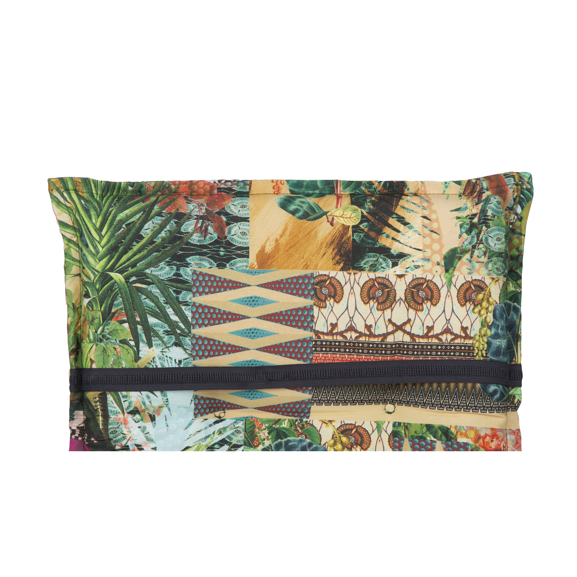 Hochlehner-Auflagenset 'Turin' grün 46 x 118 x 8 cm 6 Stück