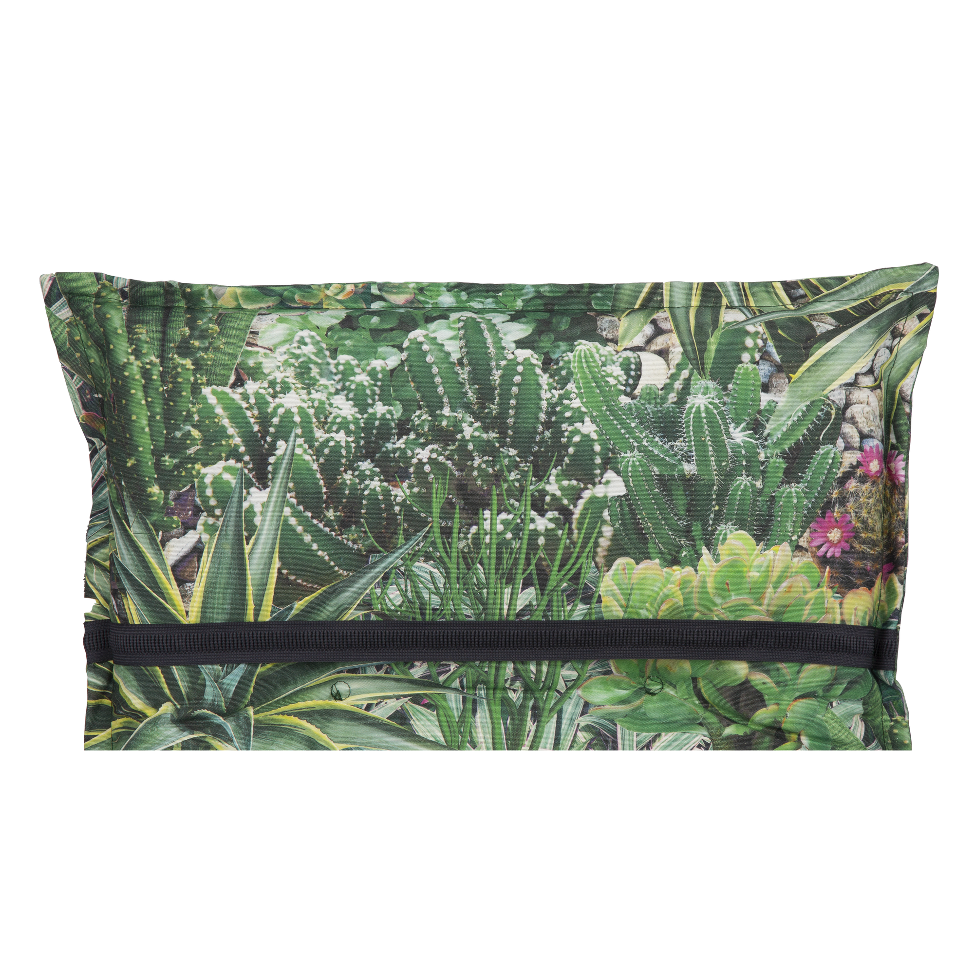 Niedriglehner-Auflagen-Set 'Turin' grün 46 x 98 x 8 cm 4 Stück