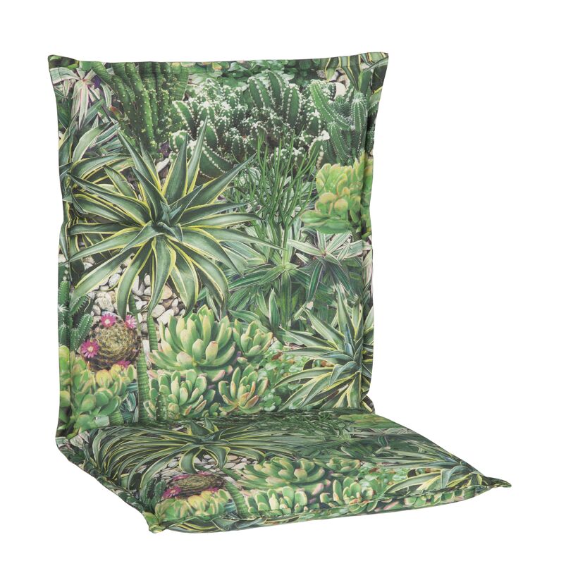 Niedriglehner-Auflagenset 'Tegernsee' grün 46 x 98 x 8 cm 6 Stück
