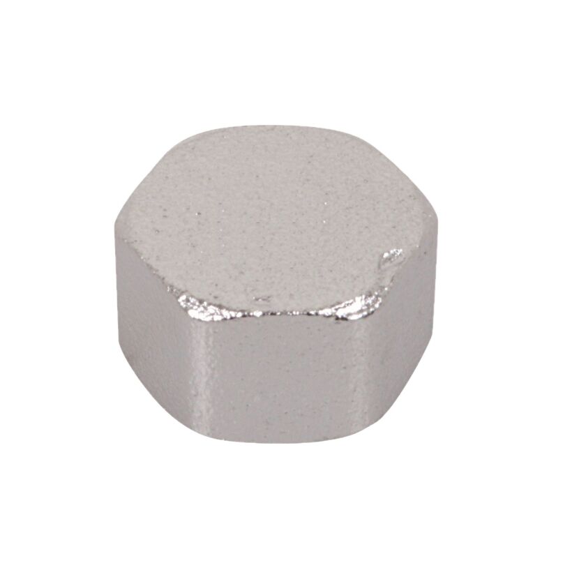 Endkappe Messing verchromt 3/8" IG