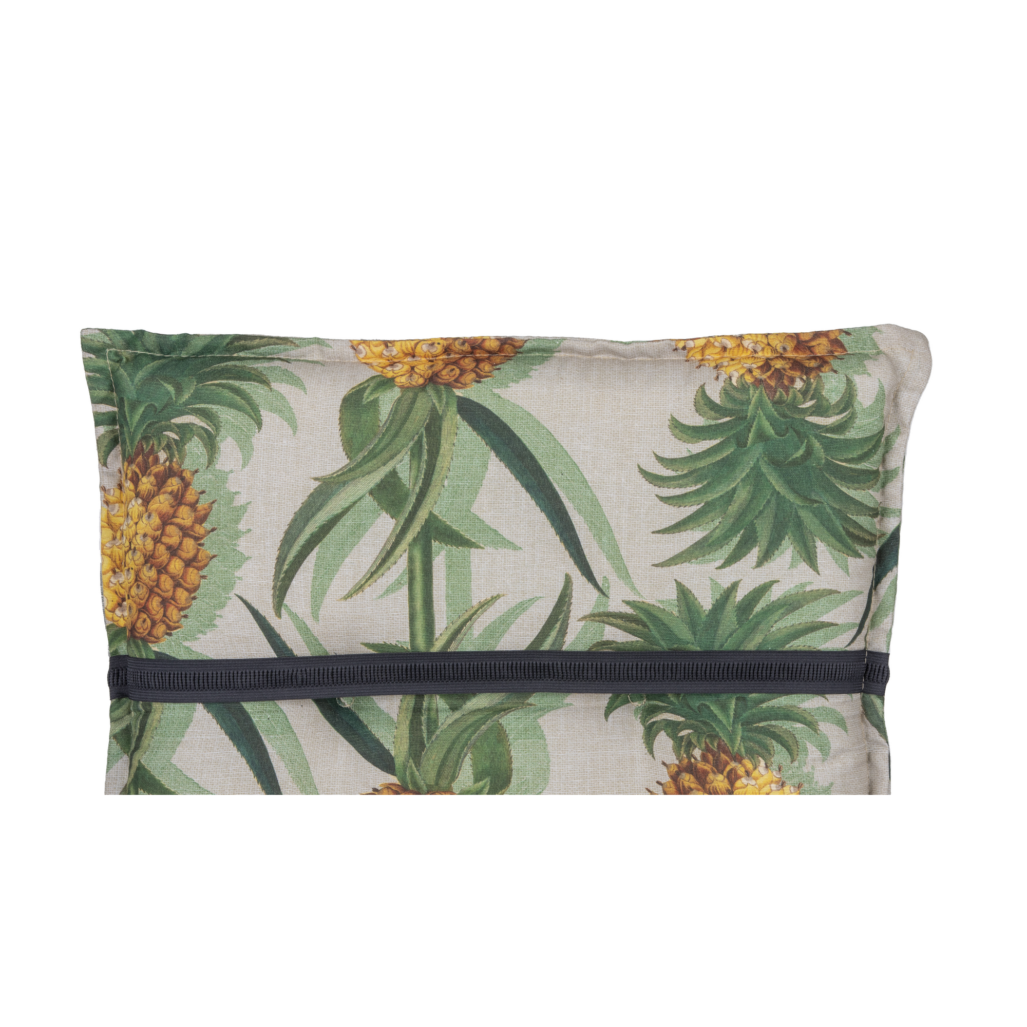 Hochlehner-Auflagenset 'Turin' grün/gelb 46 x 118 x 8 cm 6 Stück