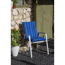 Niedriglehner-Auflagen-Set 'Turin' blau 46 x 98 x 8 cm 4 Stück