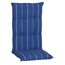 Hochlehner-Auflagenset 'Tovarnik' blau 46 x 118 x 8 cm 6 Stück
