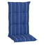 Hochlehner-Auflagen-Set 'Turin' blau 46 x 118 x 8 cm 6 Stück