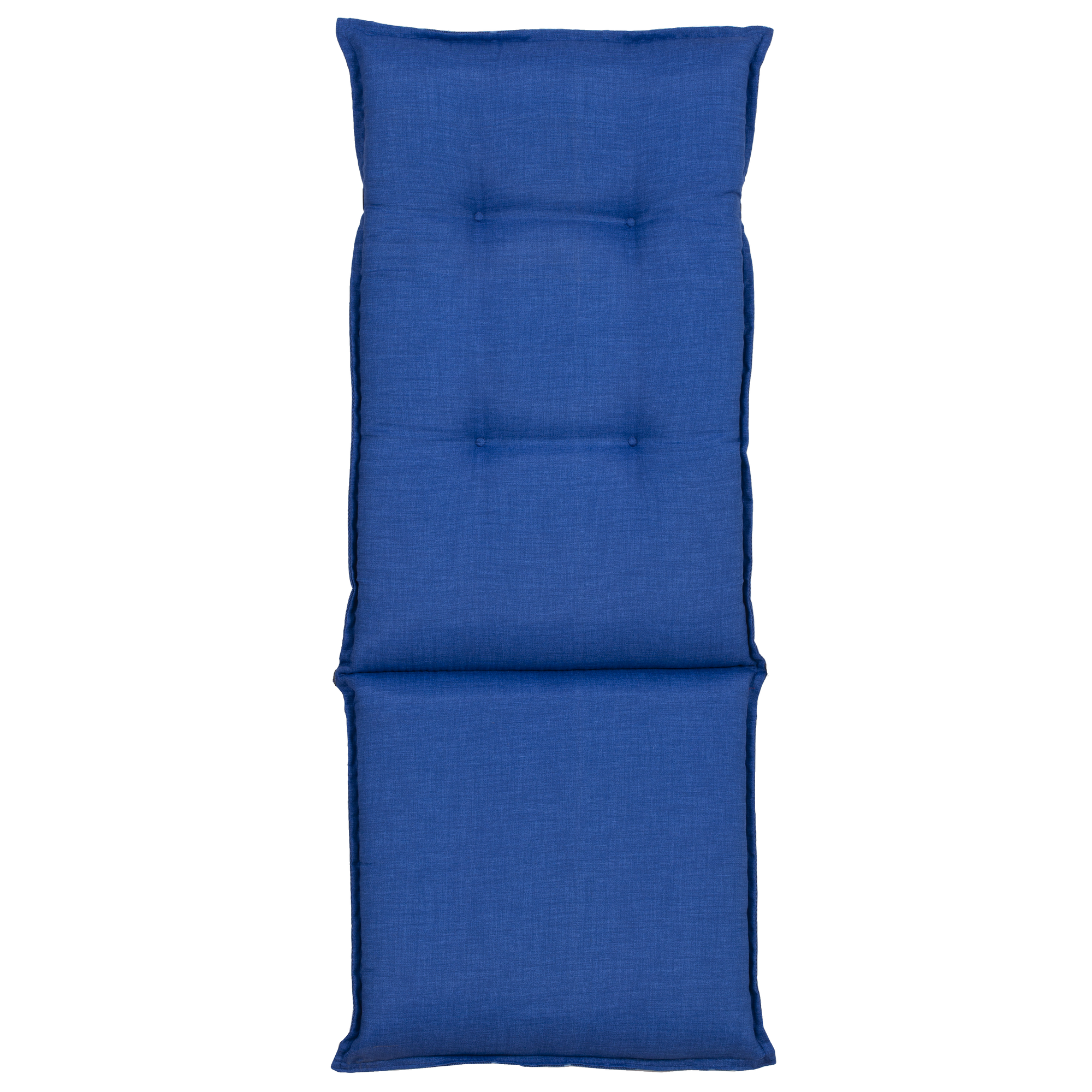 Hochlehner-Auflagen-Set 'Turin' blau 46 x 118 x 8 cm 6 Stück