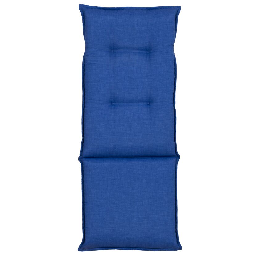 Hochlehner-Auflagenset 'Tovarnik' blau 46 x 118 x 8 cm 6 Stück