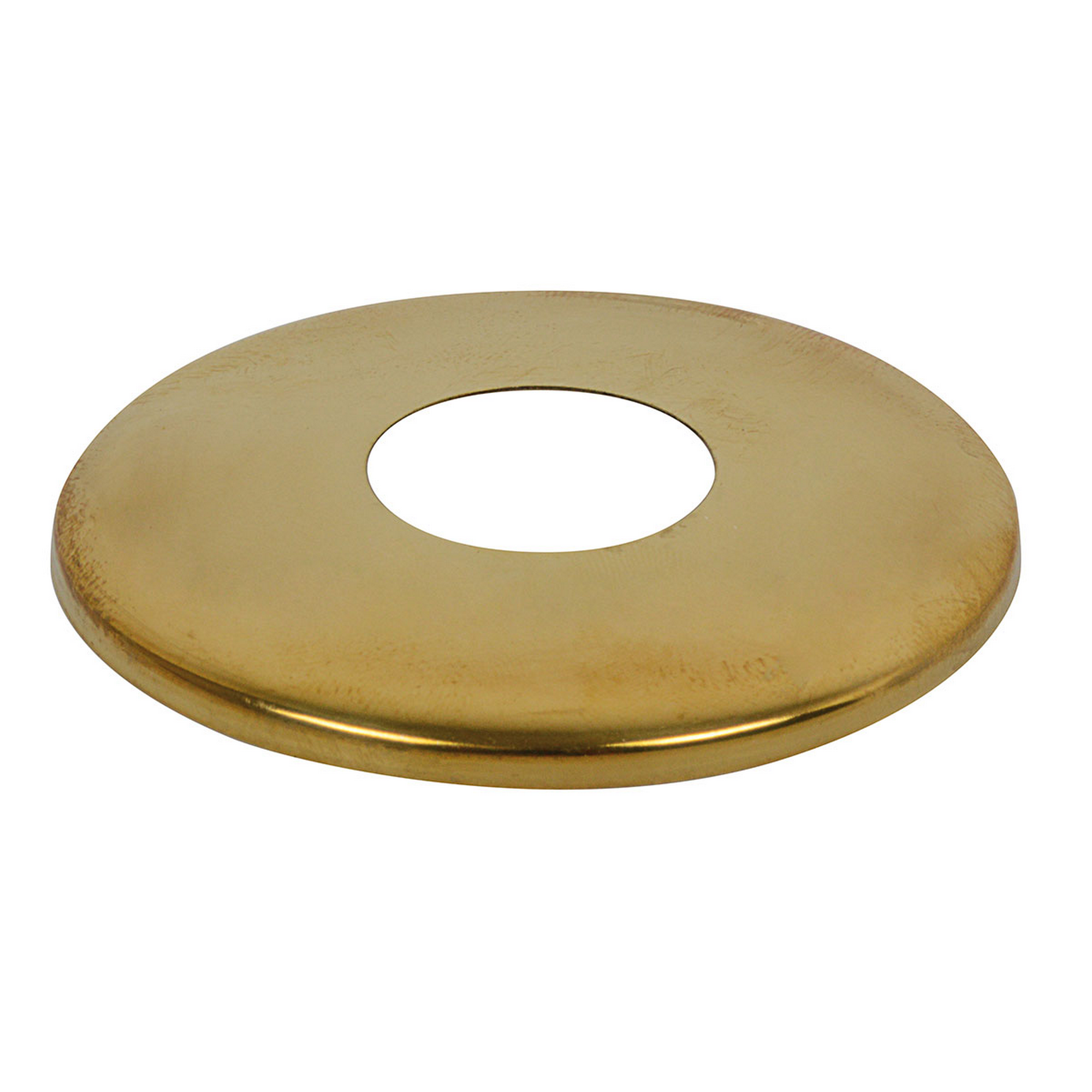 Hahnrosette Messing poliert Ø 60 x 5 mm x 1/2"