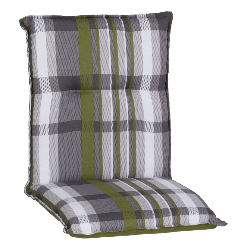 Niedriglehner-Auflagenset 'Tirana' grün 46 x 98 x 8 cm 4 Stück