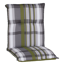 Niedriglehner-Auflagen-Set 'Turin' grün 46 x 98 x 8 cm 4 Stück