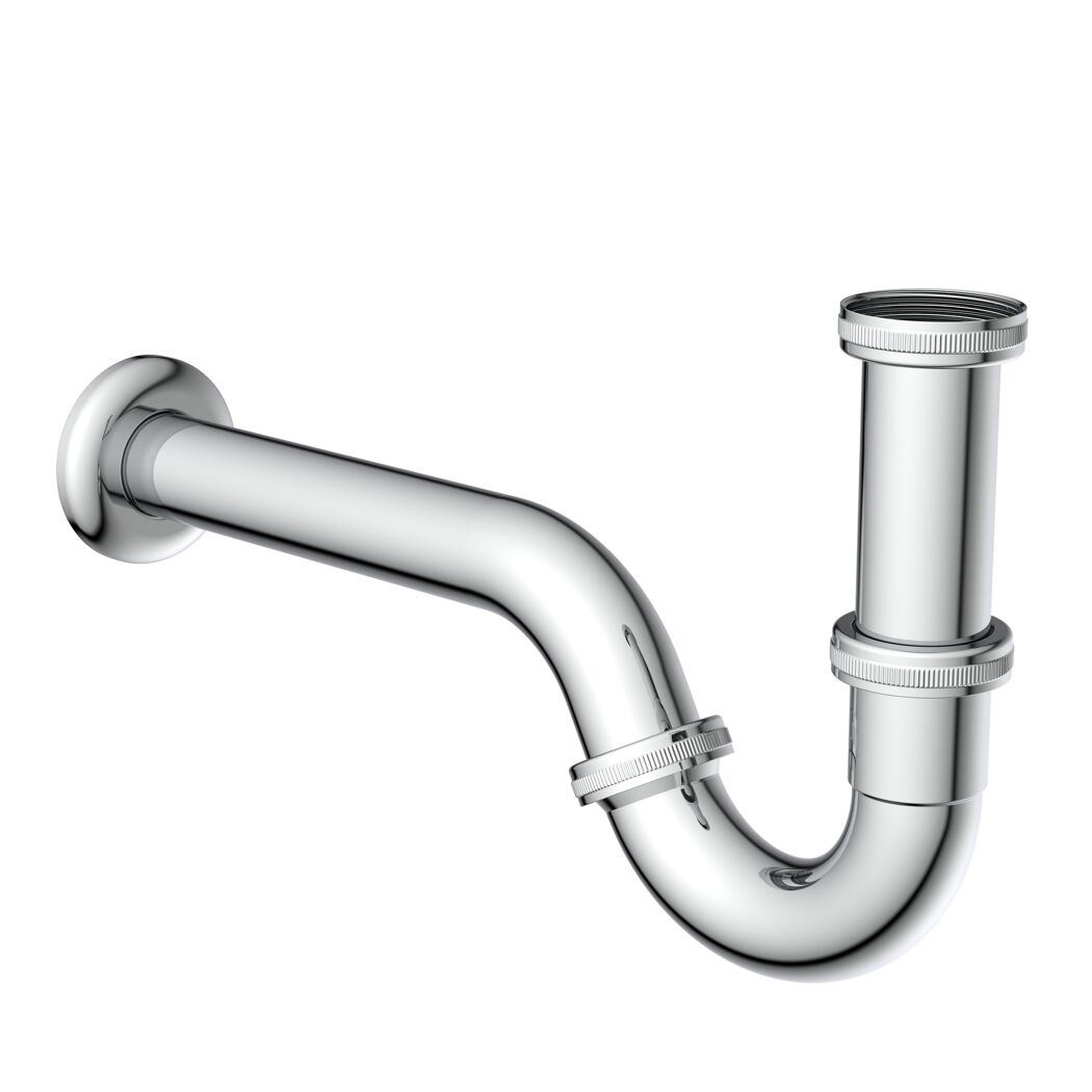 Bidet-Siphon Edelstahl 1 1/4" x 32 mm