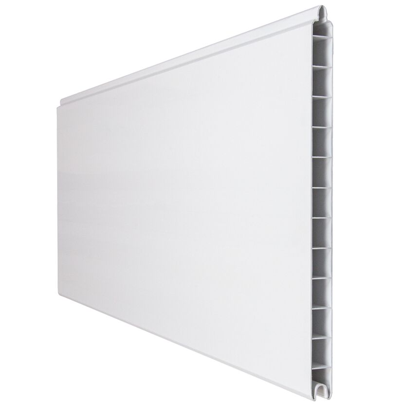 Einzelprofil 'BasicLine' breit weiß 180 x 30 x 1,9 cm