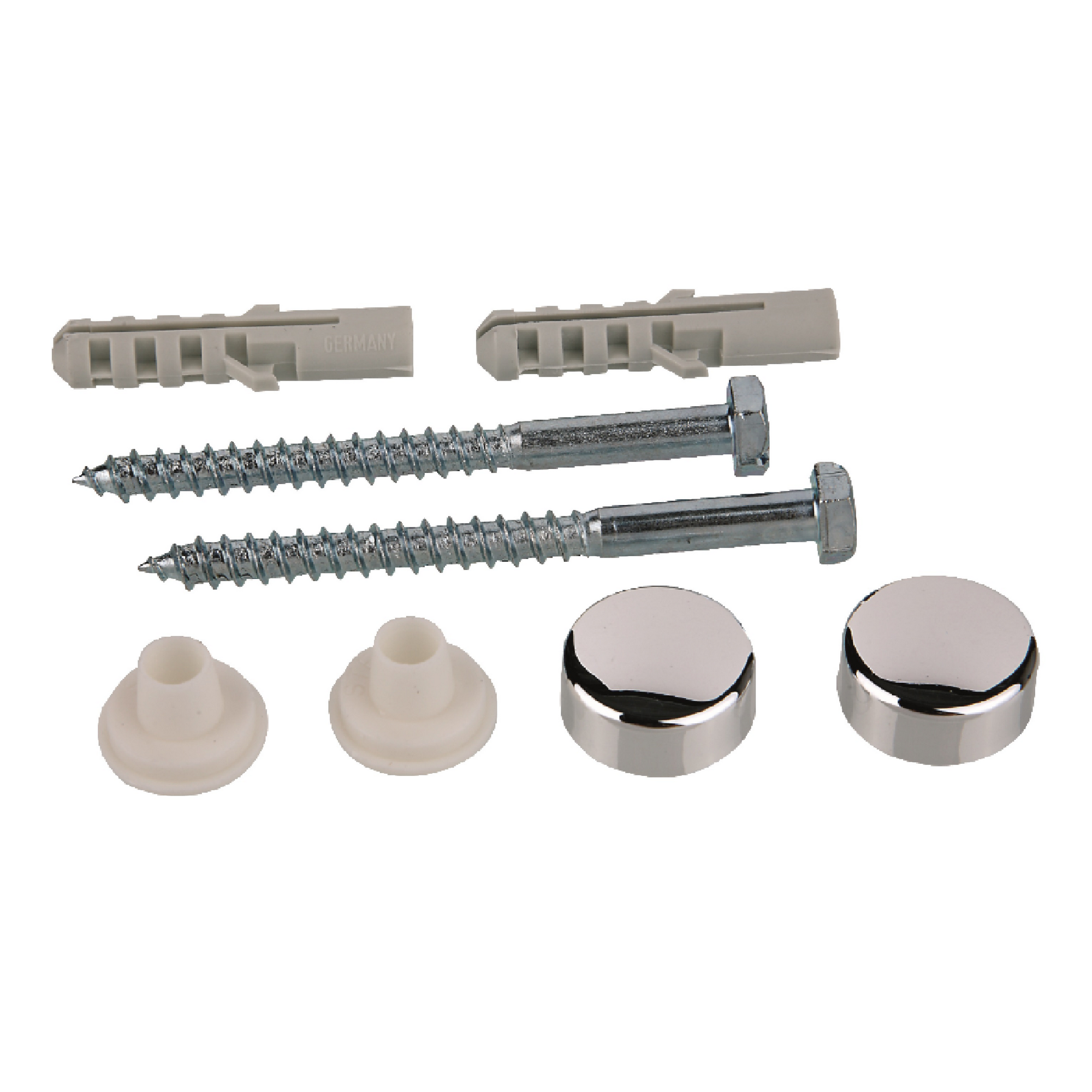 Stand-WC Befestigungssatz verchromt M6 x 70 mm