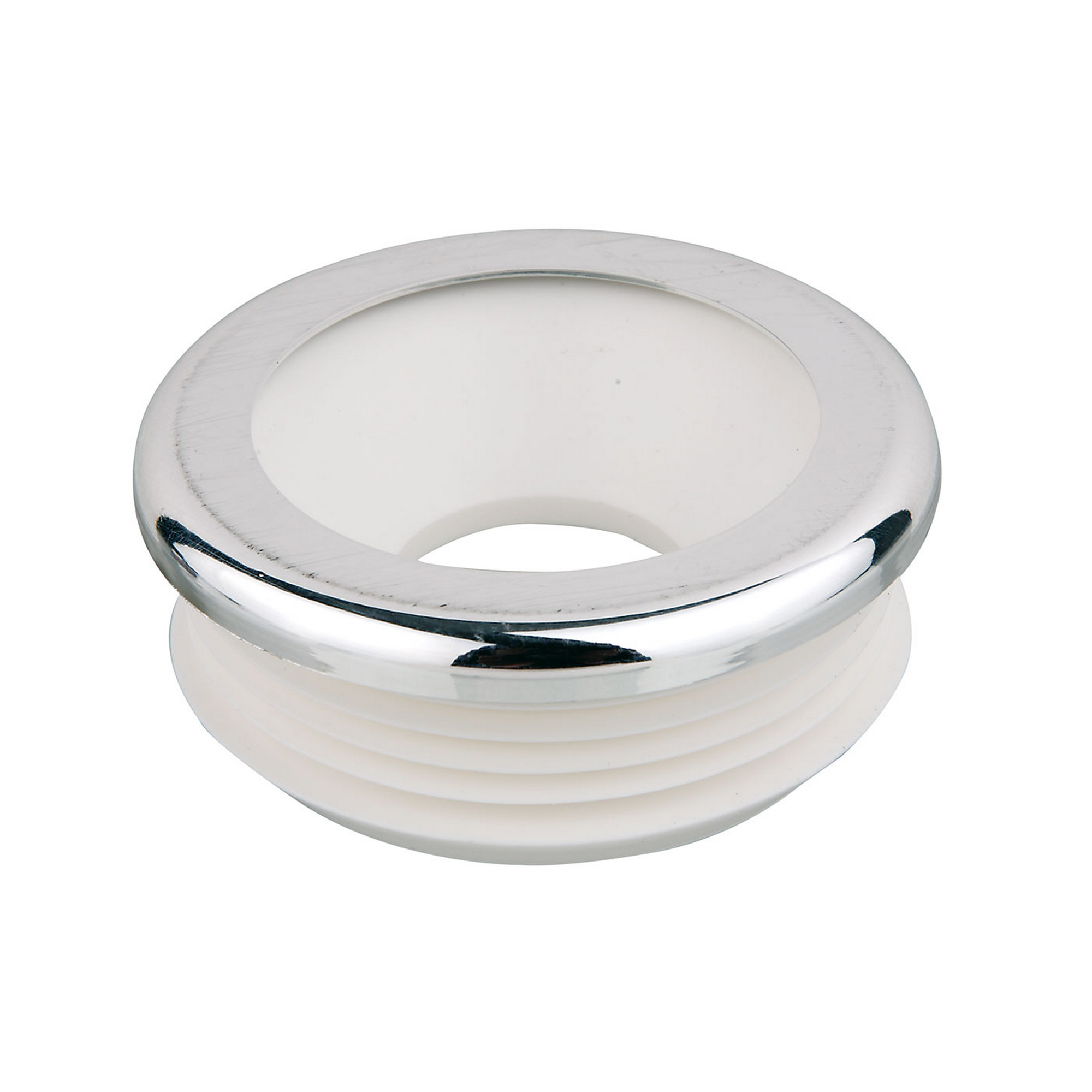 Spülrohrverbinder Euro-WC 28-32 x 55 mm, mit Rosette