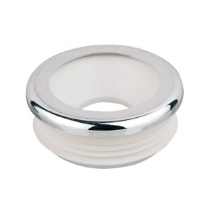 Spülrohrverbinder Euro-WC 28-32 x 55 mm, mit Rosette