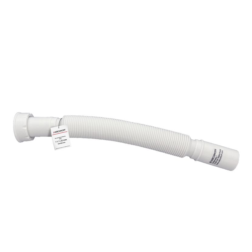 Flexibles Anschlussrohr 'Magic Pipeflex' weiß 1 1/4" x 32 mm, 315-830 mm