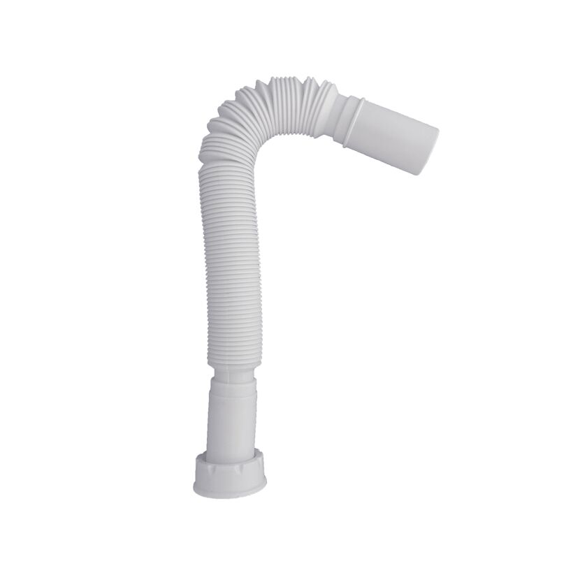 Flexibles Anschlussrohr 'Magic Pipeflex' weiß 1 1/4" x 32 mm, 315-830 mm