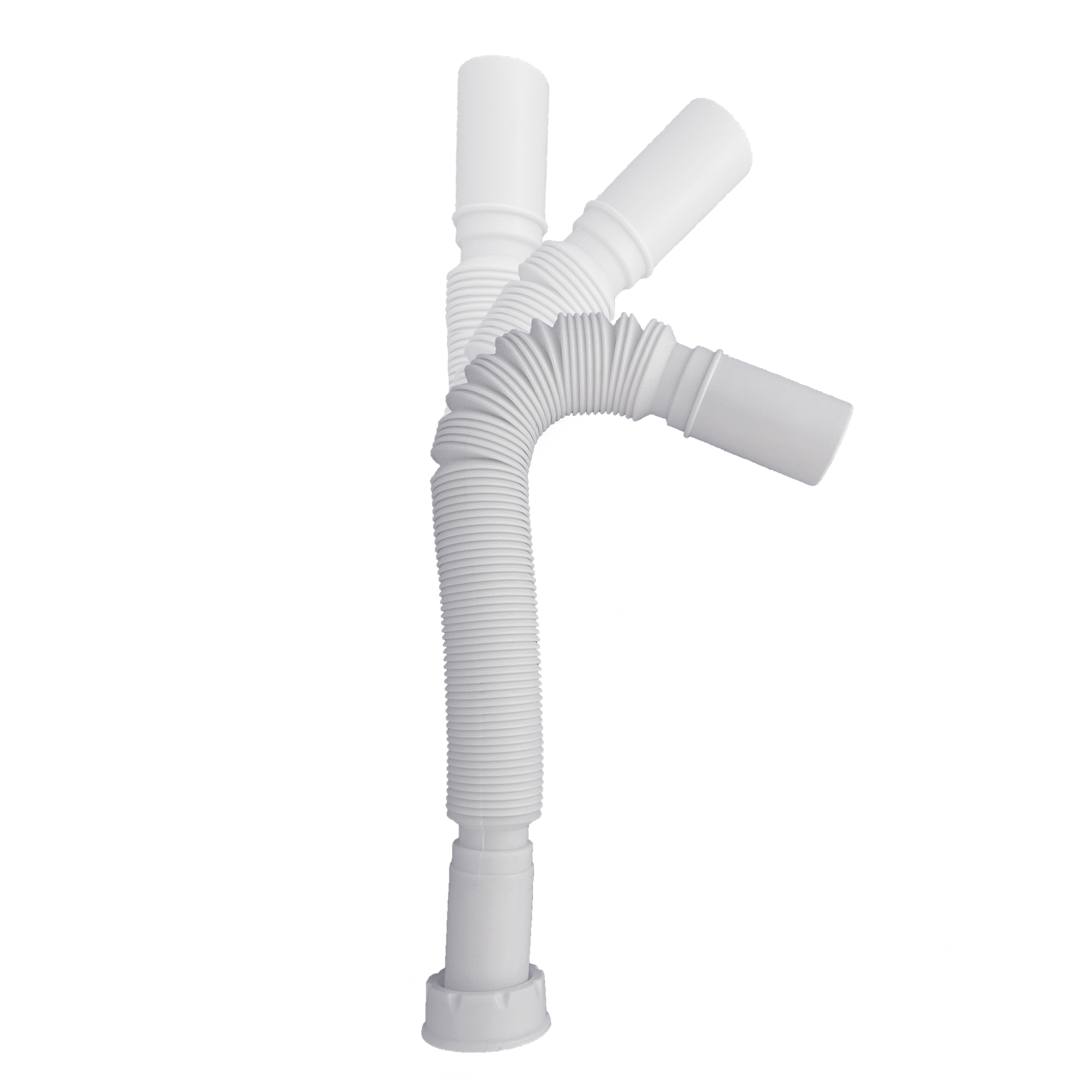 Flexibles Anschlussrohr 'Magic Pipeflex' weiß 1 1/4" x 32 mm, 315-830 mm