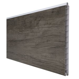 Einzelprofil 'BasicLine' breit Eichefarben dunkel 180 x 30 x 1,9 cm