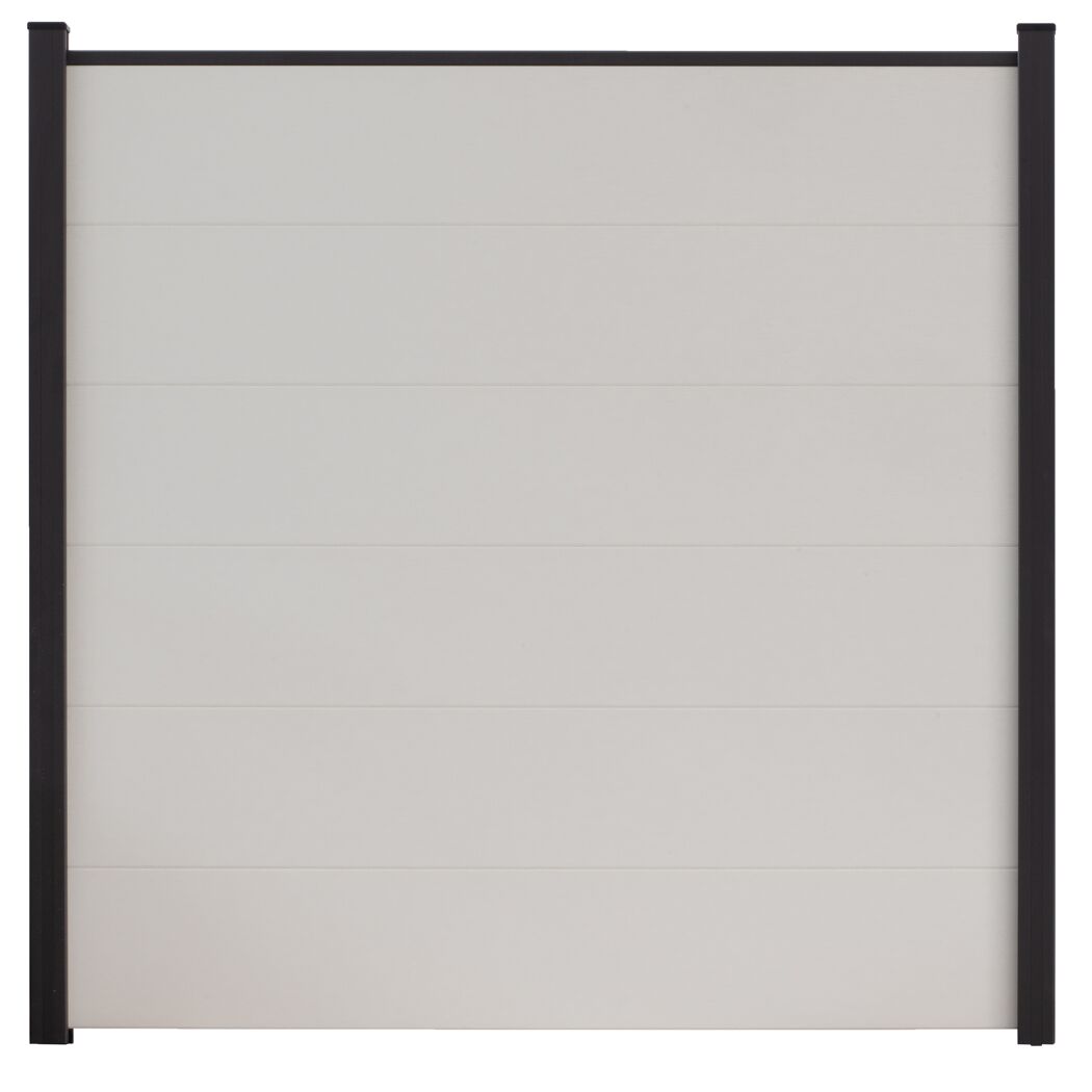 Steckzaun 'BasicLine' weiß 180 x 180 cm