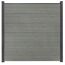 Steckzaun 'BasicLine' Holzfarben 180 x 180 cm