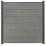 Steckzaun 'BasicLine' Holzfarben 180 x 180 cm