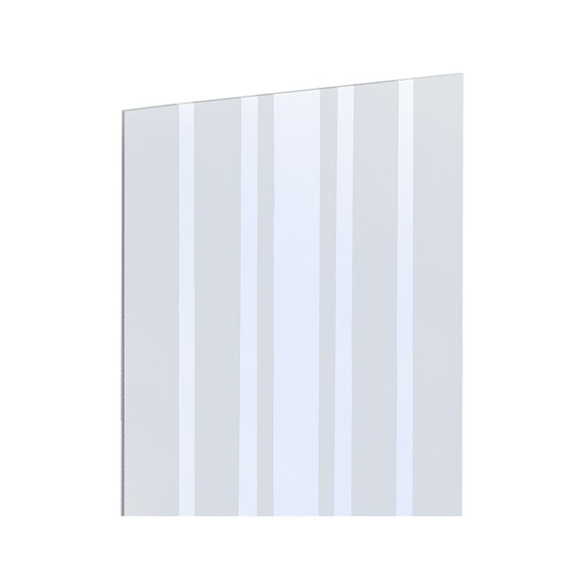 Steckzaun Glaseinsatz 'mix-it ' Streifen/satiniert 179,5 x 25,5 cm