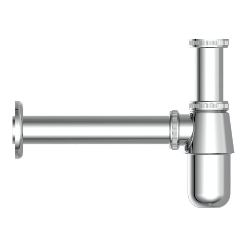Flaschensiphon verchromt 1 1/4" x 32 mm