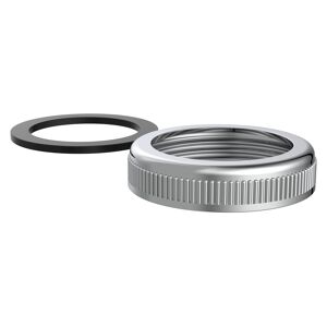 Rändelmutter verchromt 1 1/4", mit Dichtung
